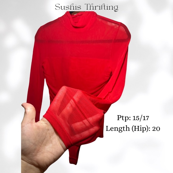 ReoRia Ruched Long Sleeve Bodysuit - Picture 4 of 6